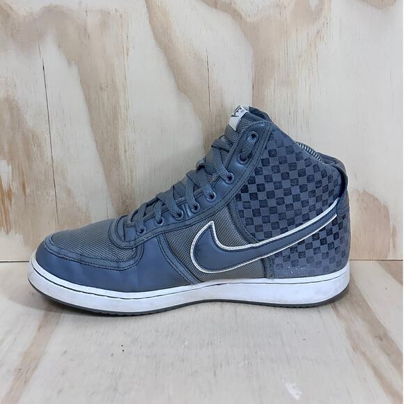 Nike - Vandal High Checked Checkerboard - Sneakers - Gray - Men's - 10 - Picture 4 of 11